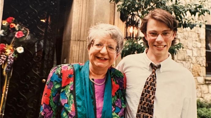 和rew dansby with coleen grissom in the 1990s